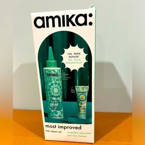 Amika Hair Repair Gift Set - The Kure and The Closer Unopened